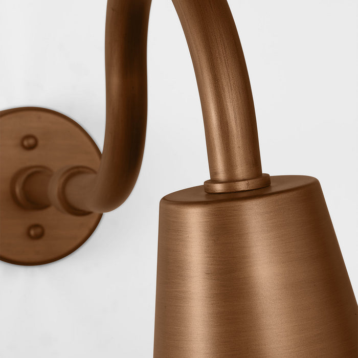 Myhouse Lighting Visual Comfort Studio - SLO1211EN3/NCP - One Light Wall Lantern - Barn Light - Natural Copper