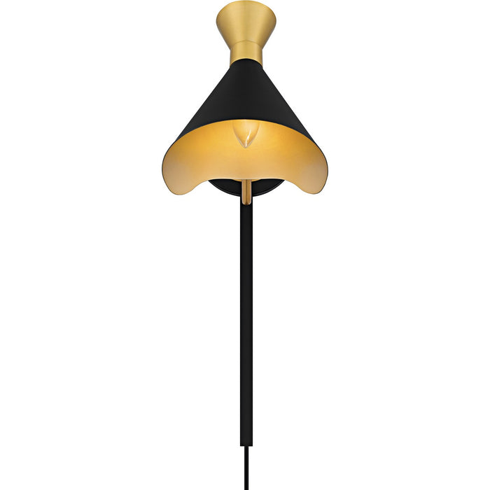 Myhouse Lighting Quoizel - ADN8706MBK - One Light Wall Sconce - Arden - Matte Black