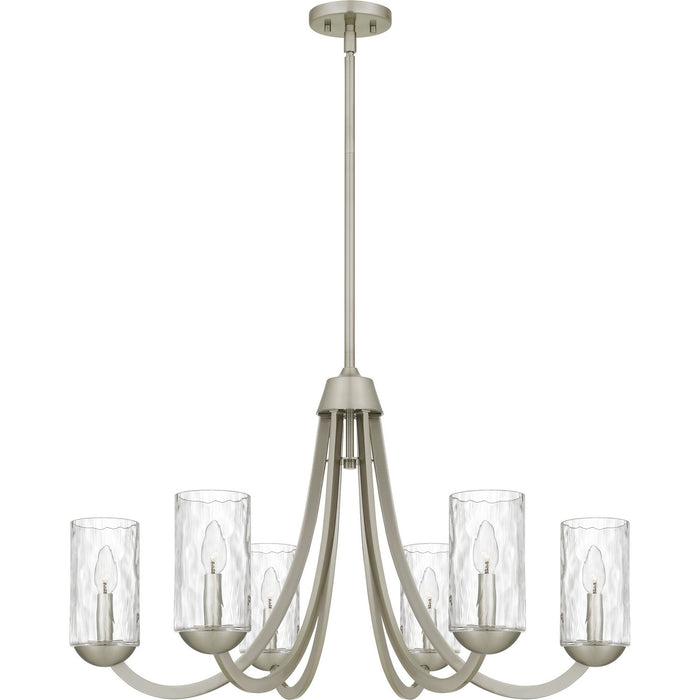 Myhouse Lighting Quoizel - ALD5032BN - Six Light Chandelier - Allard - Brushed Nickel