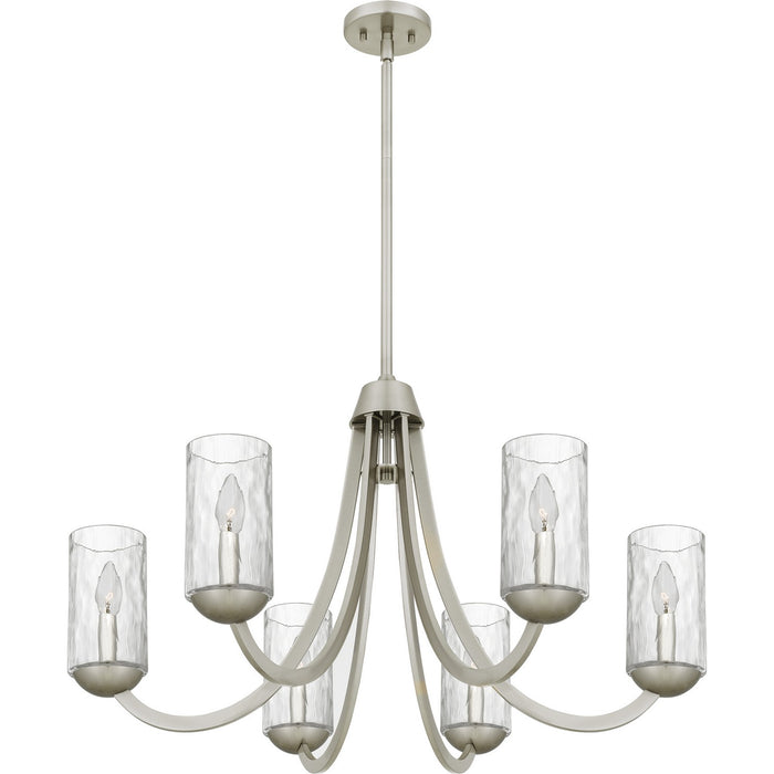 Myhouse Lighting Quoizel - ALD5032BN - Six Light Chandelier - Allard - Brushed Nickel