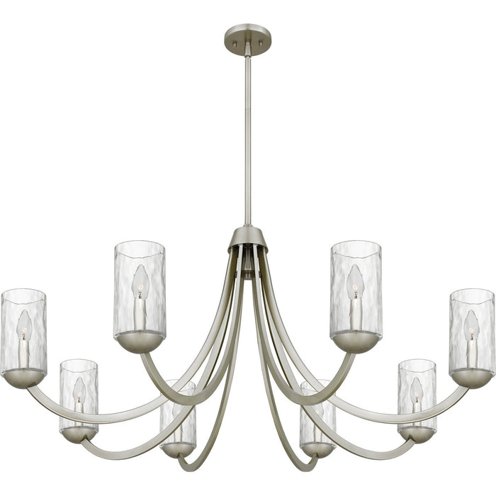 Myhouse Lighting Quoizel - ALD5045BN - Eight Light Chandelier - Allard - Brushed Nickel