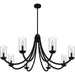 Myhouse Lighting Quoizel - ALD5045MBK - Eight Light Chandelier - Allard - Matte Black