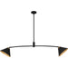 Myhouse Lighting Quoizel - ALS252MBK - Two Light Linear Chandelier - Alscott - Matte Black