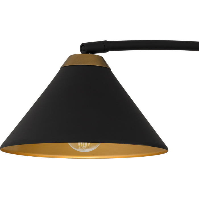 Myhouse Lighting Quoizel - ALS252MBK - Two Light Linear Chandelier - Alscott - Matte Black