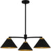 Myhouse Lighting Quoizel - ALS5032MBK - Three Light Chandelier - Alscott - Matte Black