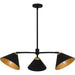 Myhouse Lighting Quoizel - ALS5032MBK - Three Light Chandelier - Alscott - Matte Black