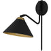 Myhouse Lighting Quoizel - ALS8810MBK - One Light Wall Sconce - Alscott - Matte Black