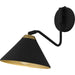 Myhouse Lighting Quoizel - ALS8810MBK - One Light Wall Sconce - Alscott - Matte Black