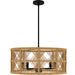 Myhouse Lighting Quoizel - AXF2822MBK - Five Light Pendant - Axford - Matte Black