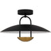 Myhouse Lighting Quoizel - BIN1718MBK - LED Semi-Flush Mount - Bingham - Matte Black