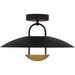 Myhouse Lighting Quoizel - BIN1718MBK - LED Semi-Flush Mount - Bingham - Matte Black