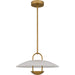 Myhouse Lighting Quoizel - BIN2818BRG - LED Pendant - Bingham - Brushed Gold