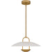 Myhouse Lighting Quoizel - BIN2818BRG - LED Pendant - Bingham - Brushed Gold