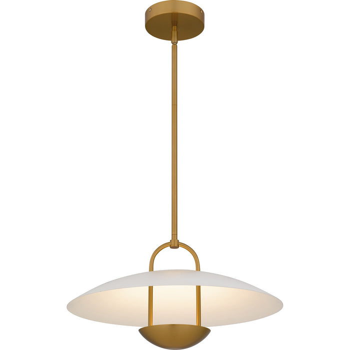 Myhouse Lighting Quoizel - BIN2818BRG - LED Pendant - Bingham - Brushed Gold