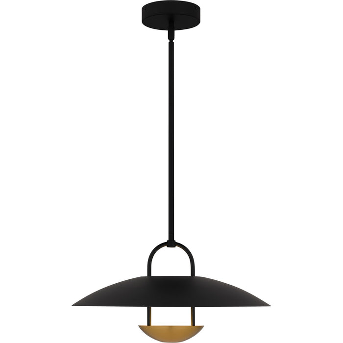 Myhouse Lighting Quoizel - BIN2818MBK - LED Pendant - Bingham - Matte Black