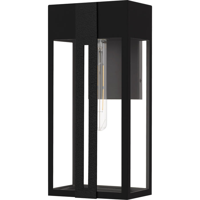 Myhouse Lighting Quoizel - BSW8407MBK - One Light Outdoor Wall Lantern - Boswell - Matte Black