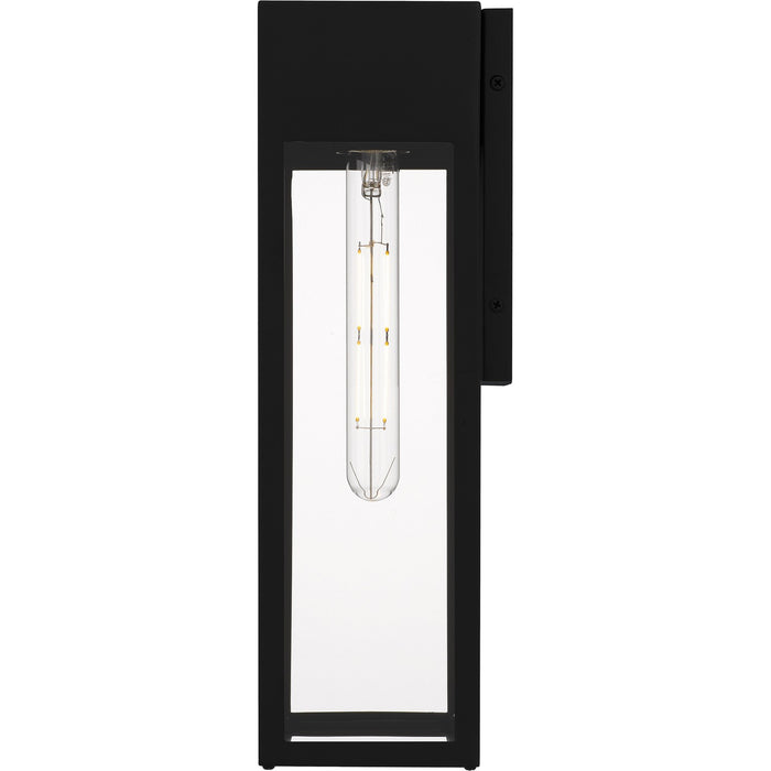 Myhouse Lighting Quoizel - BSW8407MBK - One Light Outdoor Wall Lantern - Boswell - Matte Black