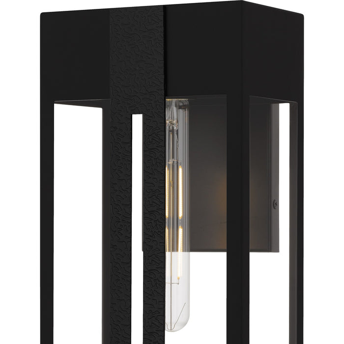 Myhouse Lighting Quoizel - BSW8407MBK - One Light Outdoor Wall Lantern - Boswell - Matte Black