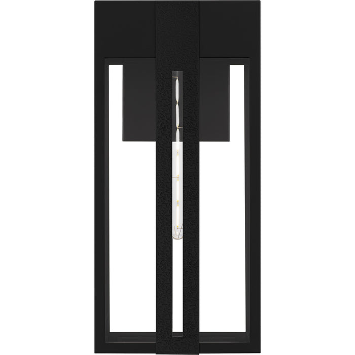 Myhouse Lighting Quoizel - BSW8409MBK - One Light Outdoor Wall Lantern - Boswell - Matte Black