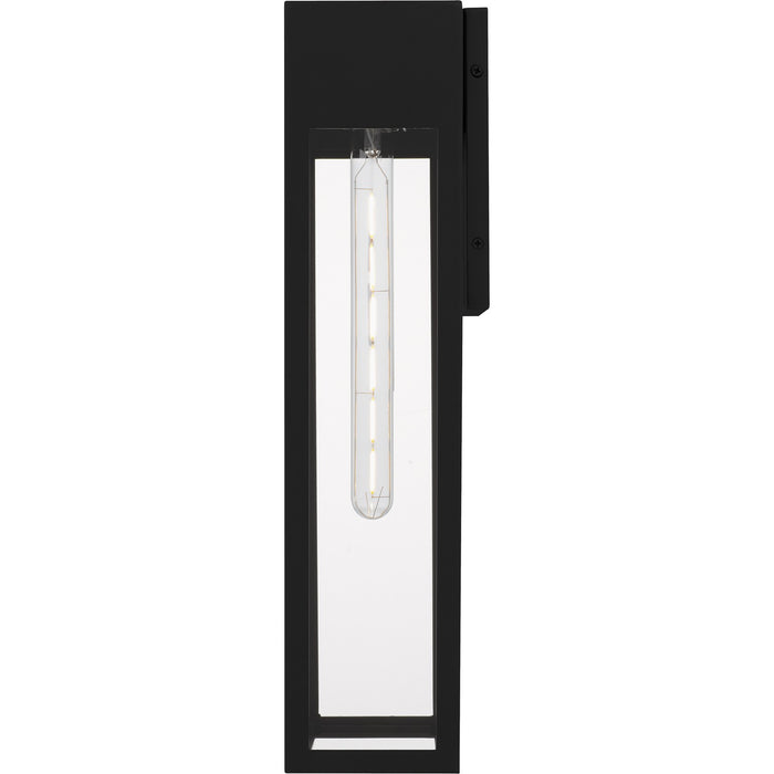 Myhouse Lighting Quoizel - BSW8409MBK - One Light Outdoor Wall Lantern - Boswell - Matte Black