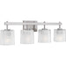 Myhouse Lighting Quoizel - BTH8631BN - Four Light Bath - Brenthouse - Brushed Nickel