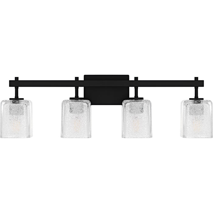 Myhouse Lighting Quoizel - BTH8631MBK - Four Light Bath - Brenthouse - Matte Black