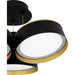 Myhouse Lighting Quoizel - BYS1719MBK - LED Semi-Flush Mount - Byrnes - Matte Black