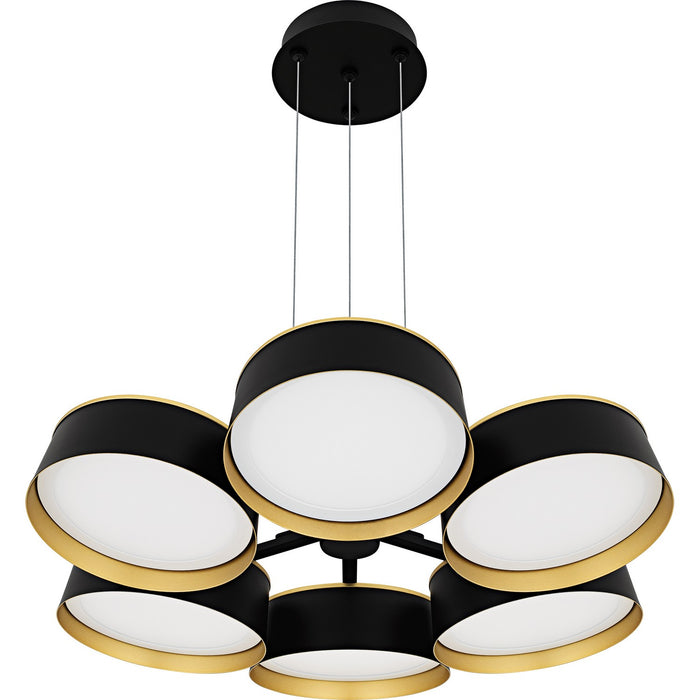 Myhouse Lighting Quoizel - BYS5026MBK - LED Chandelier - Byrnes - Matte Black