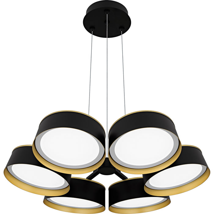 Myhouse Lighting Quoizel - BYS5026MBK - LED Chandelier - Byrnes - Matte Black