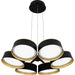 Myhouse Lighting Quoizel - BYS5026MBK - LED Chandelier - Byrnes - Matte Black