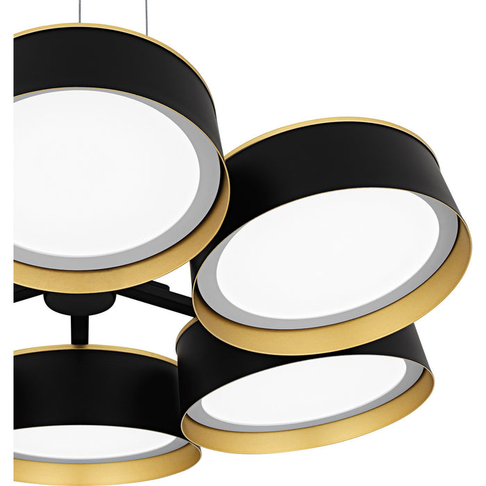 Myhouse Lighting Quoizel - BYS5026MBK - LED Chandelier - Byrnes - Matte Black