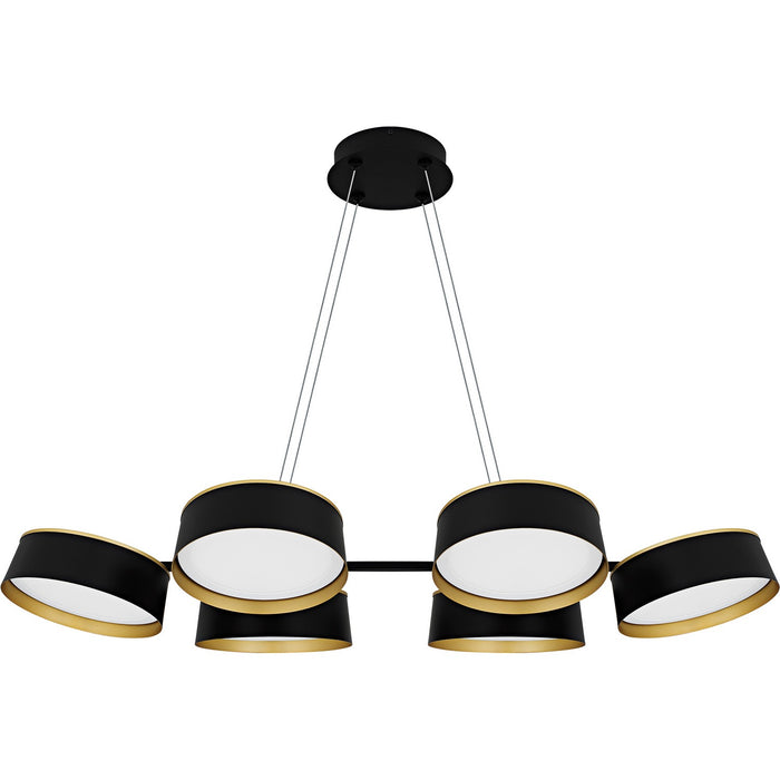 Myhouse Lighting Quoizel - BYS640MBK - LED Linear Chandelier - Byrnes - Matte Black