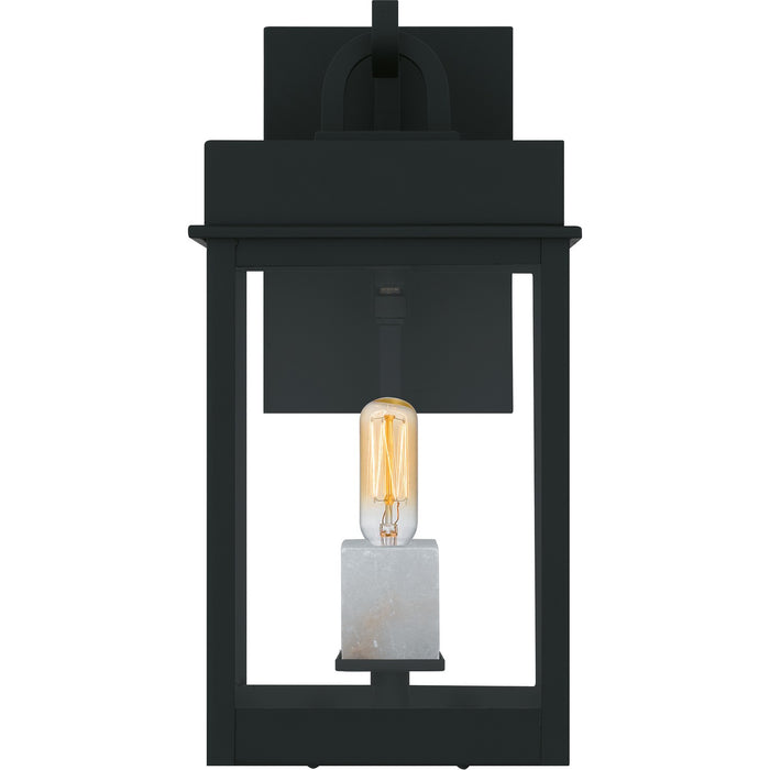 Myhouse Lighting Quoizel - CAM8407MBK - One Light Outdoor Wall Lantern - Carmen - Matte Black