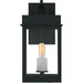 Myhouse Lighting Quoizel - CAM8407MBK - One Light Outdoor Wall Lantern - Carmen - Matte Black