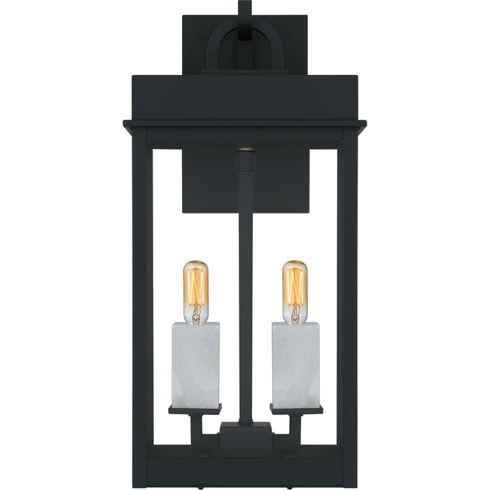 Myhouse Lighting Quoizel - CAM8408MBK - Two Light Outdoor Wall Lantern - Carmen - Matte Black