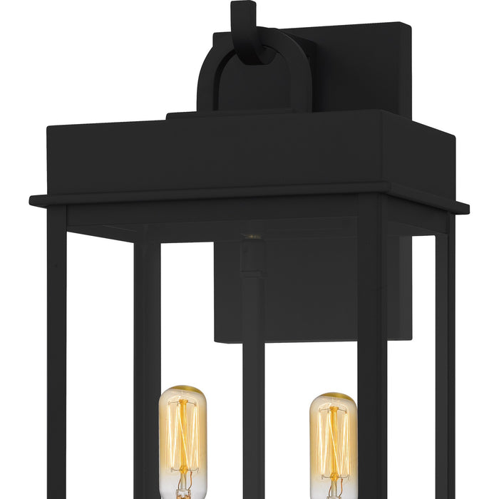 Myhouse Lighting Quoizel - CAM8408MBK - Two Light Outdoor Wall Lantern - Carmen - Matte Black