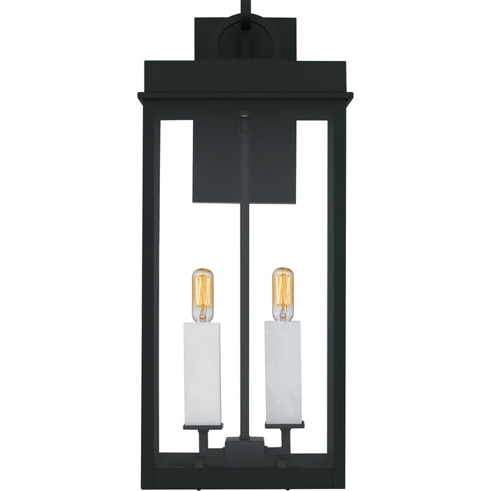 Myhouse Lighting Quoizel - CAM8409MBK - Two Light Outdoor Wall Lantern - Carmen - Matte Black