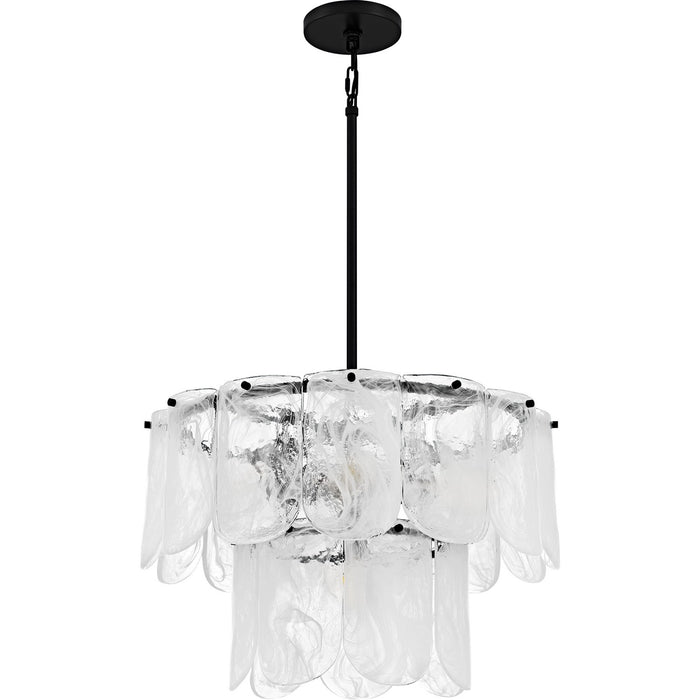 Myhouse Lighting Quoizel - CAS2824MBK - Five Light Pendant - Cassidy - Matte Black