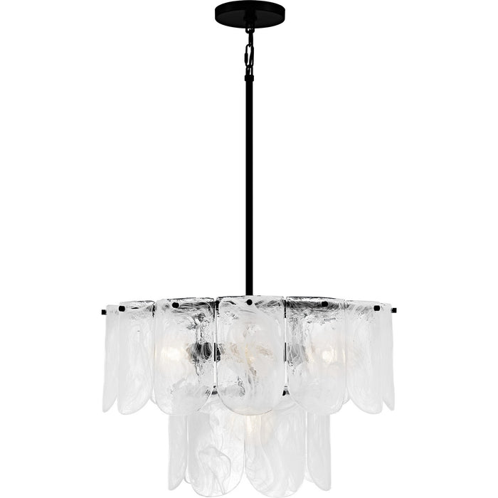 Myhouse Lighting Quoizel - CAS2824MBK - Five Light Pendant - Cassidy - Matte Black