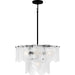 Myhouse Lighting Quoizel - CAS2824MBK - Five Light Pendant - Cassidy - Matte Black