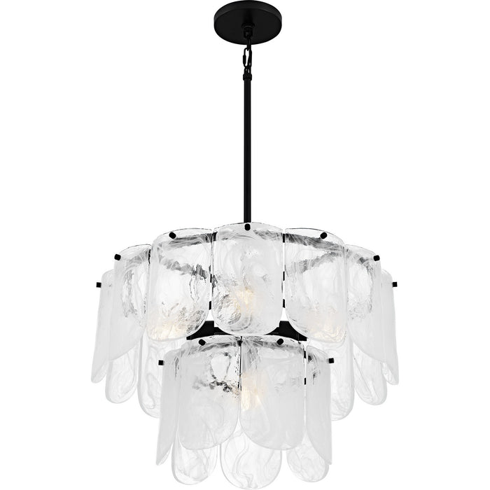 Myhouse Lighting Quoizel - CAS2824MBK - Five Light Pendant - Cassidy - Matte Black