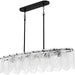Myhouse Lighting Quoizel - CAS543MBK - Five Light Linear Chandelier - Cassidy - Matte Black