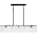 Myhouse Lighting Quoizel - CAS543MBK - Five Light Linear Chandelier - Cassidy - Matte Black