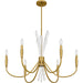 Myhouse Lighting Quoizel - CCY5032BRG - Six Light Chandelier - Cecily - Brushed Gold