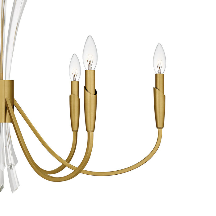 Myhouse Lighting Quoizel - CCY5032BRG - Six Light Chandelier - Cecily - Brushed Gold