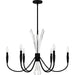 Myhouse Lighting Quoizel - CCY5032MBK - Six Light Chandelier - Cecily - Matte Black