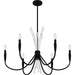 Myhouse Lighting Quoizel - CCY5032MBK - Six Light Chandelier - Cecily - Matte Black