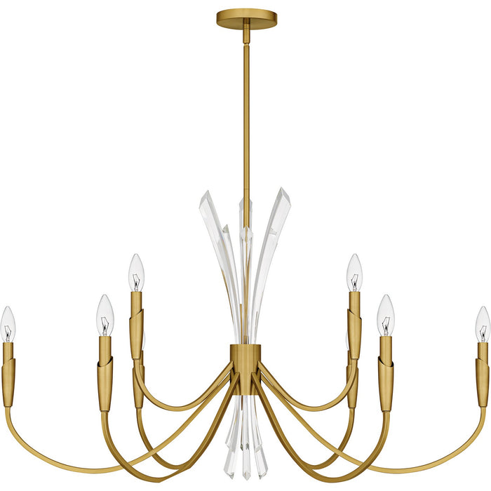 Myhouse Lighting Quoizel - CCY5040BRG - Nine Light Chandelier - Cecily - Brushed Gold