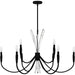 Myhouse Lighting Quoizel - CCY5040MBK - Nine Light Chandelier - Cecily - Matte Black