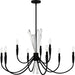 Myhouse Lighting Quoizel - CCY5040MBK - Nine Light Chandelier - Cecily - Matte Black